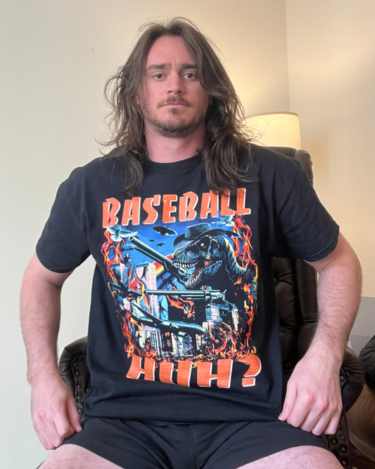 BASEBALL HUH? LIMITED BLACK TEE