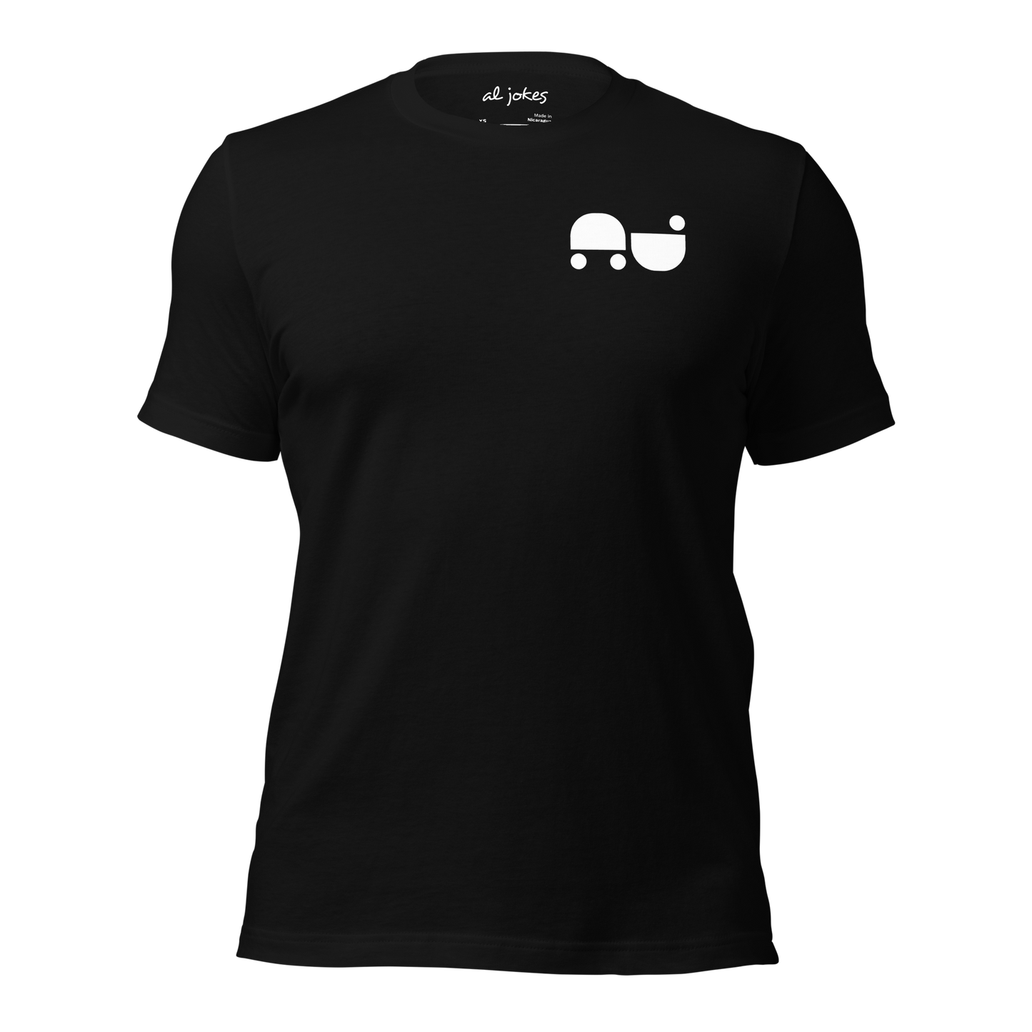 al jokes logo t-shirt black