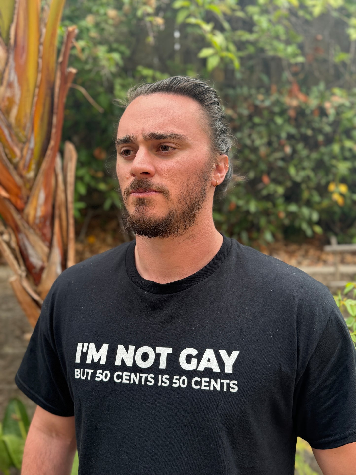 I'm Not Gay But 50 Cents is 50 Cents Black Tee