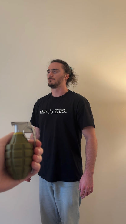 THAT'S SIDS BLACK TEE