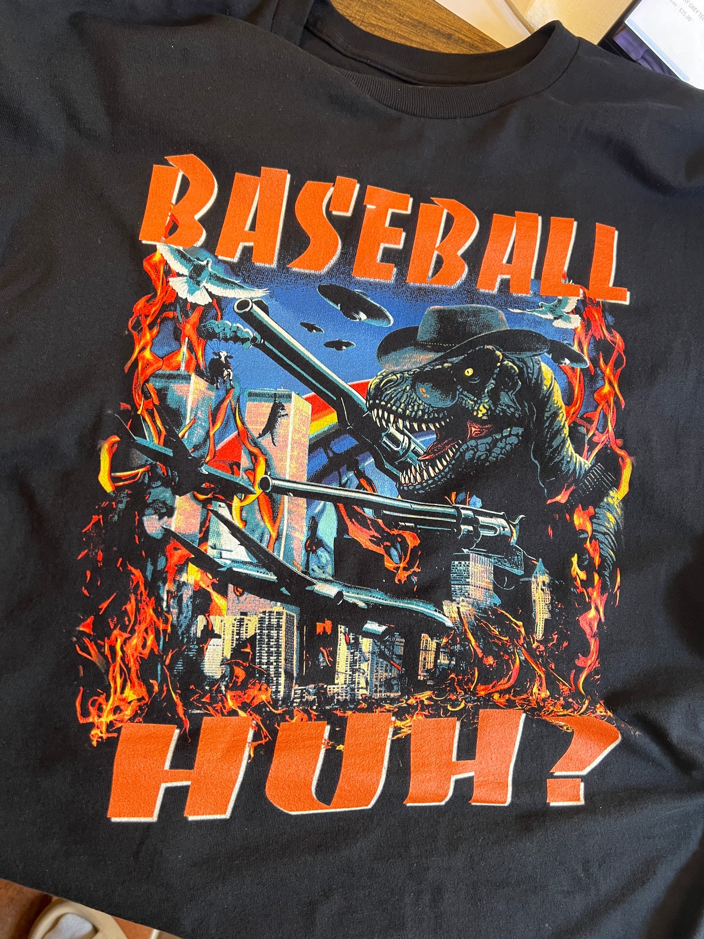 BASEBALL HUH? LIMITED BLACK TEE